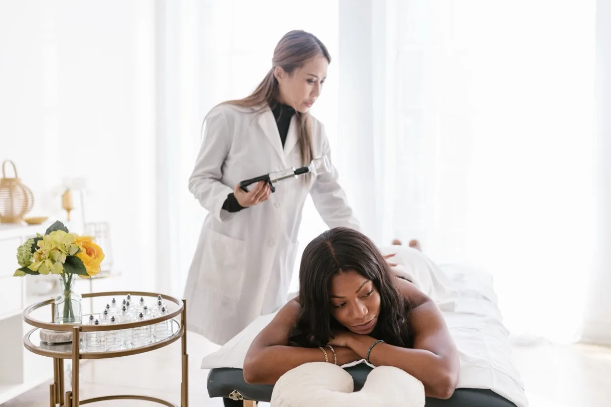 Non-hormone menopause treatment session