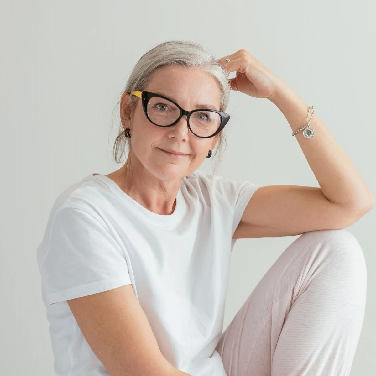 Woman considering non-hormonal menopause treatment options